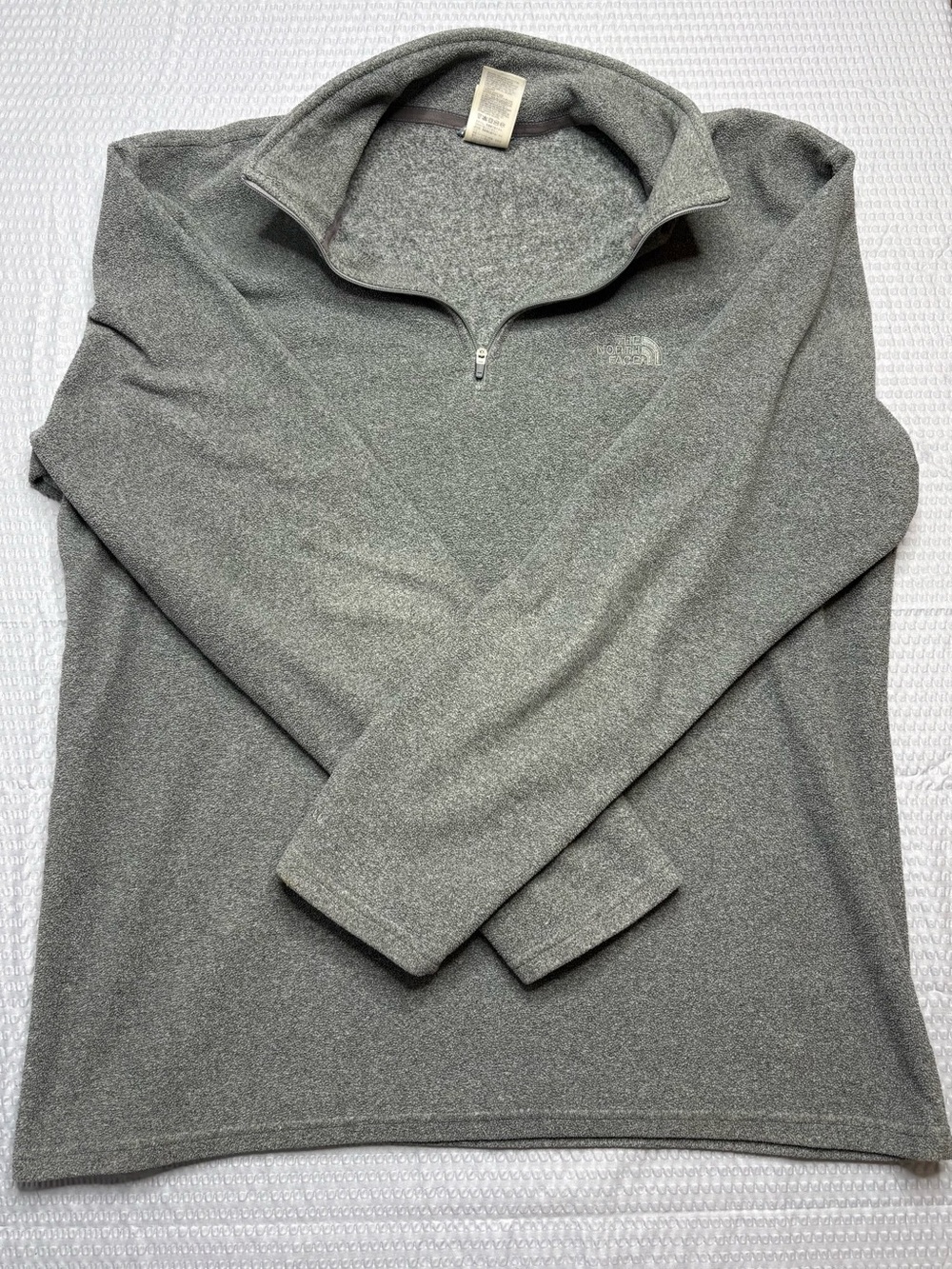Men’s Gray North Face Quarter-Zip